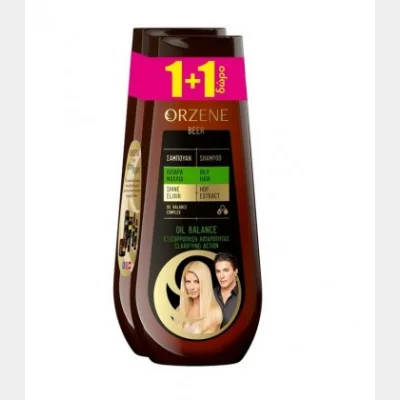 ORZENE BEER ΣΑΜΠΟΥΑΝ ΛΙΠΑΡΑ/OIL BALANCE 400ml