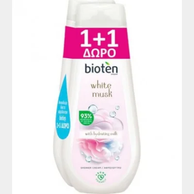 BIOTEN SHOWER GEL WHITE MUSK 750ml GIFT