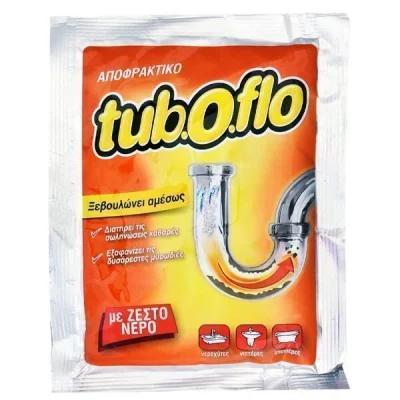 TUBOFLO DRAIN CLEANER FOR WARM WATER 60gr.