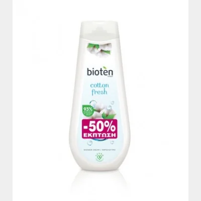 BIOTEN SHOWER GEL COTTON FRESH 750ml -50%