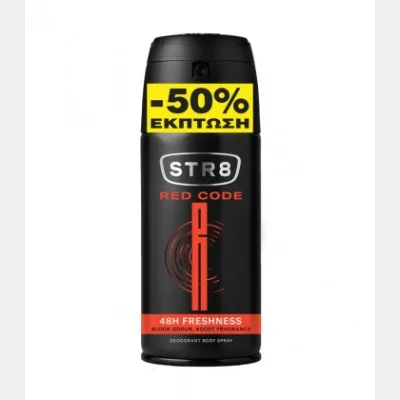 STR8 DEO SPRAY RED CODE 150ml -50%