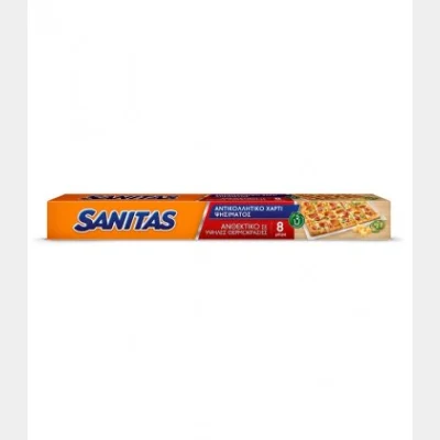 SANITAS BAKE ΑΝΤΙΚΟΛΛΗΤΙΚΟ ΧΑΡΤΙ 8Μ