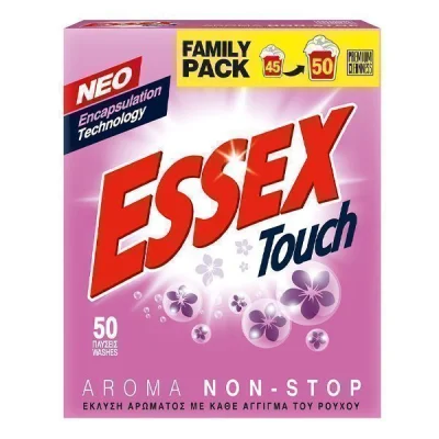ESSEX POWDER LAUNDRY DETERGENT 50w 2,40kg TOUCH