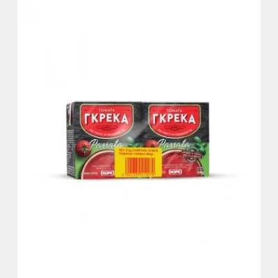GREKA PASSATA TOMATO JUICE (2X500gr)