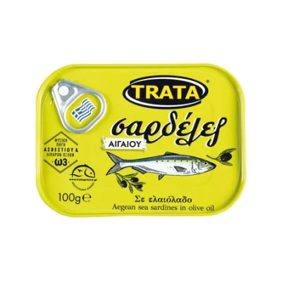 Trata Sardines in olive oil 100g Σαρδέλες σε ελαιόλαδο 100g