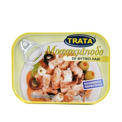 Trata Musky octopus in vegetable oil 100g Μοσχοχτάποδo σε φυτικό λάδι 100g