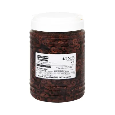 KING OF OLIVES black olives slices 1.300g