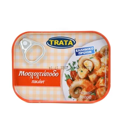 Trata Musky Octopus Piquant 100g Μοσχοχτάποδo σε πικάντικη σάλτσα 100g