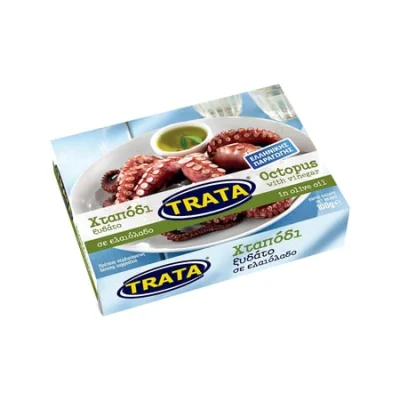 Trata Octopus in Vinegar and Olive Oil 100g Χταπόδι Ξυδάτο σε Ελαιόλαδο 100g