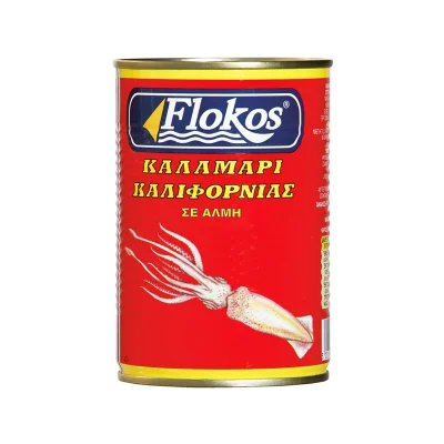 Flokos Squid 370gr Καλαμάρι σε φυσικό χυμό 370gr