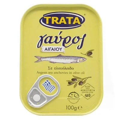 Trata Anchovy in Olive Oil 100g Γαύρος σε Ελαιόλαδο 100g