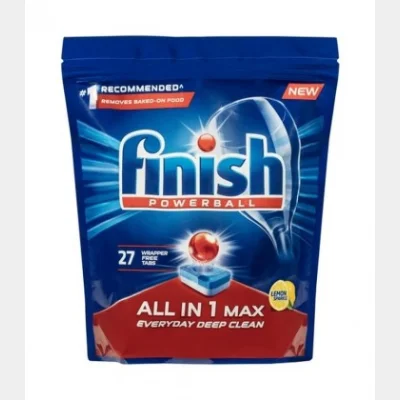 FINISH ALL IN 1 ΤΑΜΠΛΕΤΕΣ ΠΛΥΝΤΗΡΙΟΥ ΠΙΑΤΩΝ LEMON 27ΤABS Χ 5