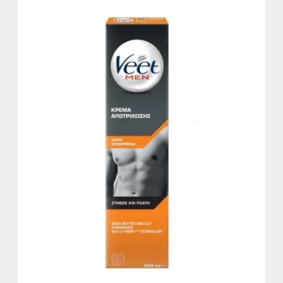 VEET ΑΝΔΡΙΚΗ ΚΡΕΜΑ ΑΠΟΤΡΙΧΩΣΗΣ ΞΗΡΗ ΕΠΙΔΕΡΜΙΔΑ 200ml