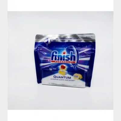FINISH QUANTUM LEMON ΤΑΜΠΛΕΤΕΣ ΠΛΥΝΤΗΡΙΟΥ ΠΙΑΤΩΝ 16T X 8