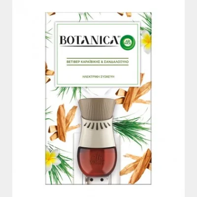 AIRWICK BOTANICA ELECTRICAL APPLIANCE+RECIPROCATING VETIVER & SANDALWOOD 19ml