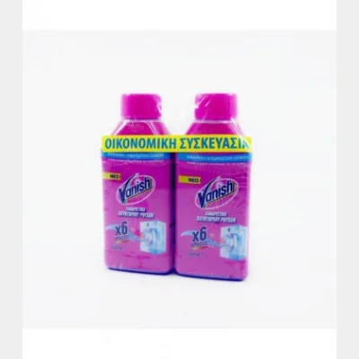 VANISH ΚΑΘΑΡΙΣΤΙΚΟ ΠΛΥΝΤΗΡΙΟΥ ΡΟΥΧΩΝ (2Χ250ml)