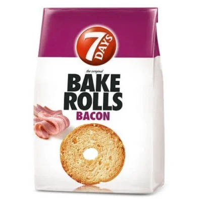 7 Days Bake Rolls Bacon 80g