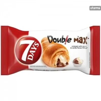 7Days Croissant Double Cocoa And Vanilla 92g