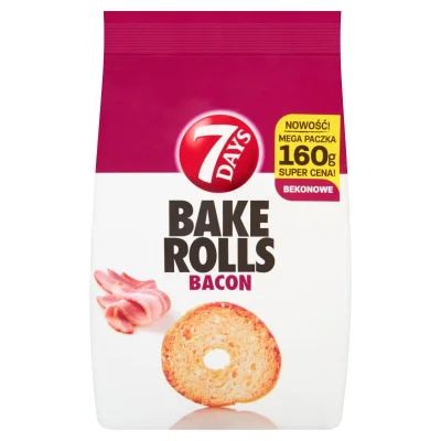 7 DAYS Bake Rolls Bacon 160 g