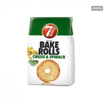 7 Days Bake Rolls Spinach And Cheese 80g