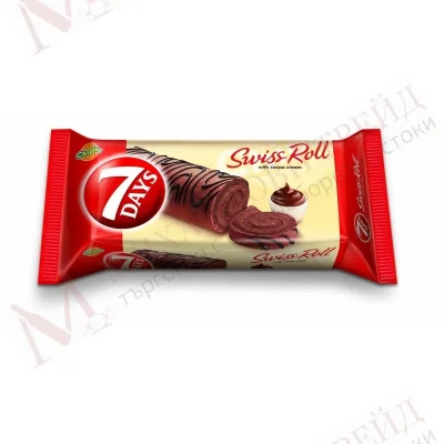 7 Days Swiss Roll Cocoa 200g