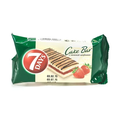 7 Days Cake Bar Strawberry 30g