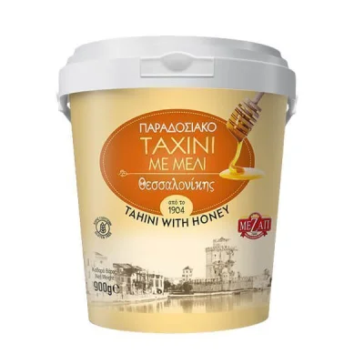MEZAP TRADITIONAL THESSALONIKI'S TAHINI 900gr. BUCKET HONEY