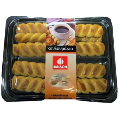 Faidon Cookies Orange Twist 350g Φαίδων Κουλούρια Πλεξούδες Πορτοκάλι 350g