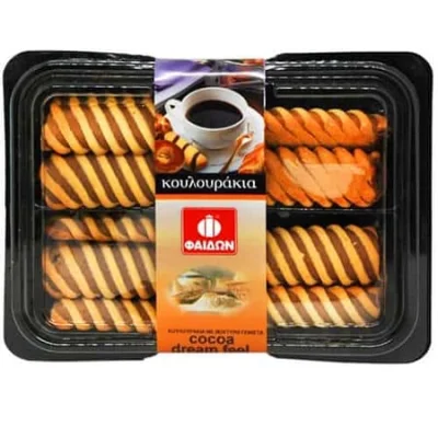 Faidon Biscuits Cocoa 350g Φαίδων Μπισκότα Βουτύρου με Κακάο (Dream Feel)