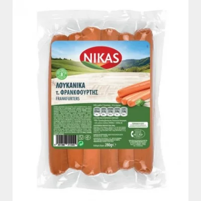 ΝΙΚΑΣ ΛΟΥΚΑΝΙΚΑ ΦΡΑΝΚΦΟΥΡΤΗΣ 280gr
