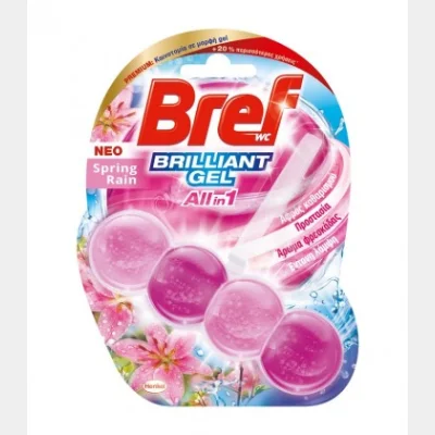 BREF WC BLOCK BRILLIANT GEL SPRING RAIN 112gr