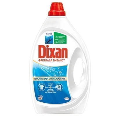 DIXAN LIQUID LAUNDRY DETERGENT GEL 48w 2,16lit FRESH OCEAN