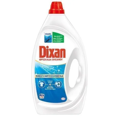 DIXAN LIQUID LAUNDRY DETERGENT GEL 70w 3,15lit OCEAN FRESH
