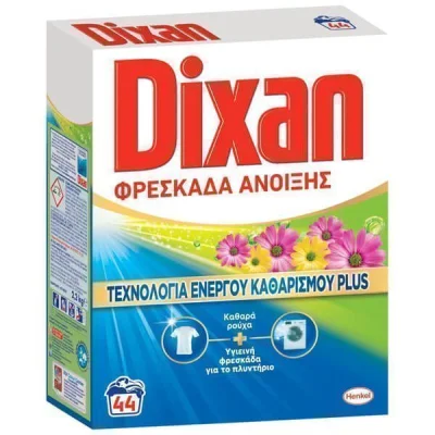 DIXAN POWDER LAUNDRY DETERGENT 44w 2,20kg SPRING FRESH