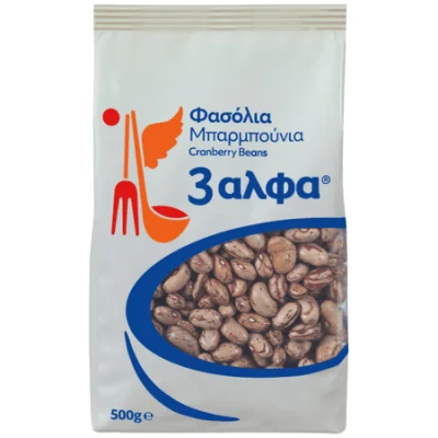 3A Cranberry Beans 500g Φασόλια Μπαρμπούνια (Χάντρες) 500g