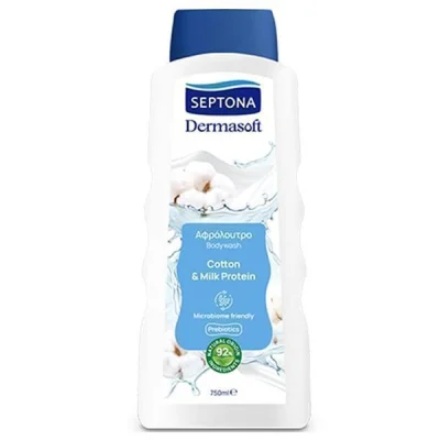 SEPTONA DERMASOFT SHOWER GEL COTTON & MILK PROTEIN 750ml