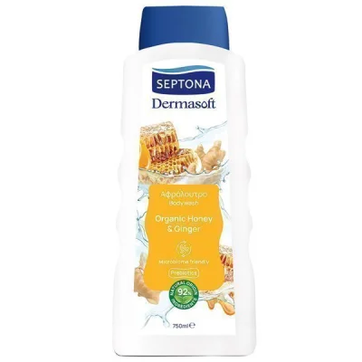 SEPTONA DERMASOFT SHOWER GEL HONEY & GINGER 750ml