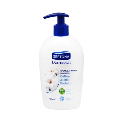 SEPTONA Liquid handsoap pump 400ml - Cotton & Milk Protein