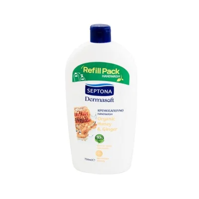 SEPTONA Liquid handsoap 750ml - Organic Honey & Ginger