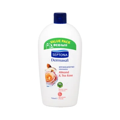 SEPTONA Liquid handsoap 750ml - Almond & Tea Rose