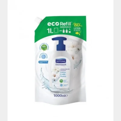 SEPTONA DERMASOFT ΚΡΕΜΟΣΑΠΟΥΝΟ ΣΑΚ. ΑΝΤ/ΚΟ COTTON&MILK 1L