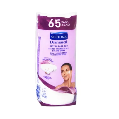 SEPTONA Dermasoft cotton pads duo 65pcs