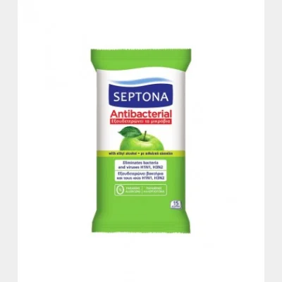 SEPTONA ΜΑΝΤΗΛΑΚΙΑ ΑΝΤΙΒ/ΚΑ ΠΡΑΣΙΝΟ ΜΗΛΟ 15Τ 0