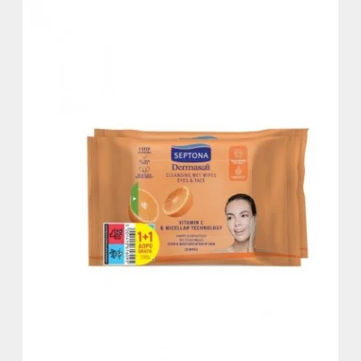 SEPTONA ΜΑΝΤΗΛΑΚΙΑ ΝΤΕΜΑΚΙΓΙΑΖ 20Τ VITAMIN C &MICELLAR TECHNOLOGY Χ15