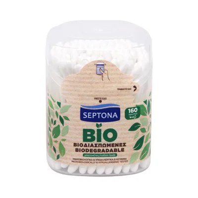 SEPTONA cotton buds Bio 100% biodegradable 160pcs