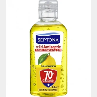 SEPTONA MILD ANTISEPTIC HAND GEL LEMON 80ml