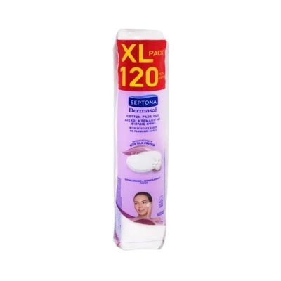 SEPTONA Dermasoft cotton pads duo XL Pack 120pcs