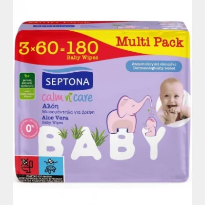 SEPTONA ΜΩΡΟΜΑΝΤΗΛΑ ALOE VERA 60T MULTIPACK