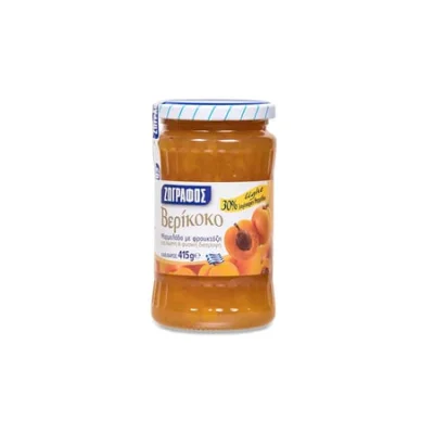 Zografos Apricot Jam 415g Ζωγράφος Μαρμελάδα Βερίκοκο 415g