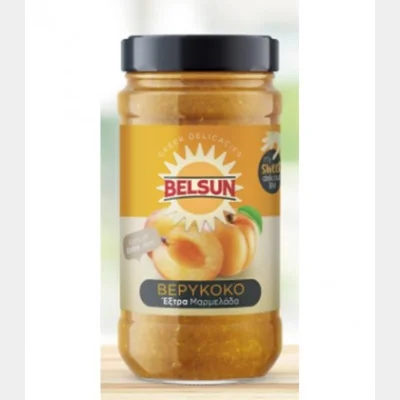 BELSUN APRICOT JAM JAR 380gr